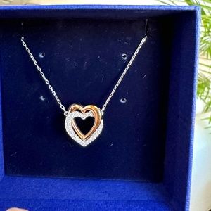 SWAROVSKI INFINITY HEART NECKLACE